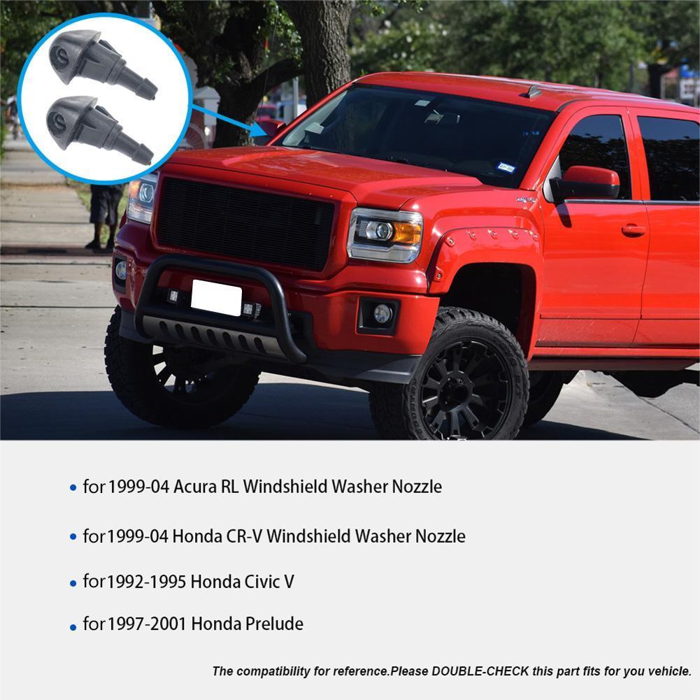 1 пара форсунок стеклоочистителя лобового стекла автомобиля, форсунка стеклоочистителя лобового стекла автомобиля для Honda Civic Accord VII Prelude