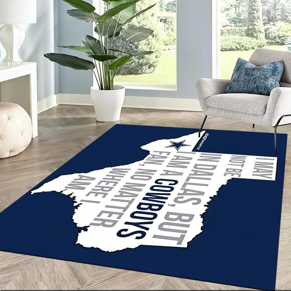 Dallas Carpet Design for Foyer Living Rooms Game Room Outdoor Anti-slip Rug Office home decor Perfect Gift for Valentine's Wedding Birthday