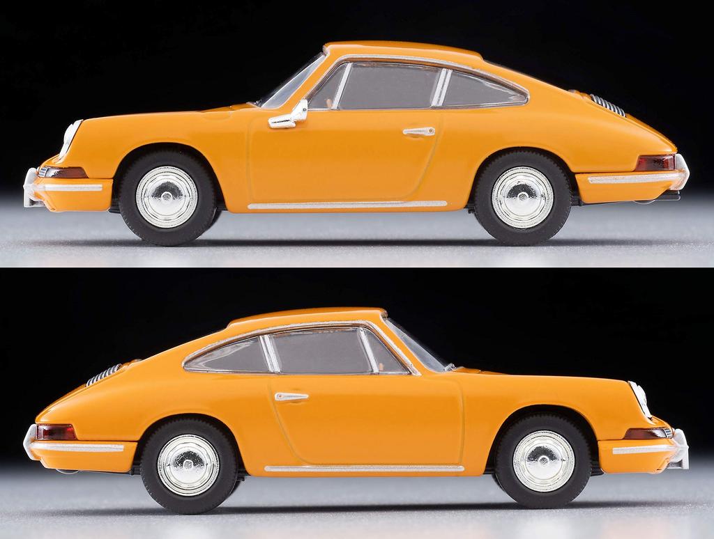 Tomytec Tomica Limited Vintage Porsche 911 Yellow Finished Product 1/64 LV-86f