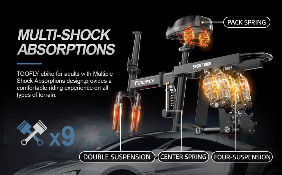 2024 Новые электровелосипеды ЕС, 400 Вт, литиевая батарея, электровелосипед с максимальной скоростью 35 км/ч, шесть амортизаторов
