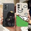 Чехол для Infinix Hot 12i Hot 12 Play Hot12i X665B X6816C Милый Мультяшный Пингвин Заяц Защита Камеры Мягкий Силиконовый Чехол для Телефона