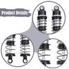 -quality Metal Front And Rear Shock Absorbers, Spare Parts for RC Cars Los00007 1/24 (crawlers).