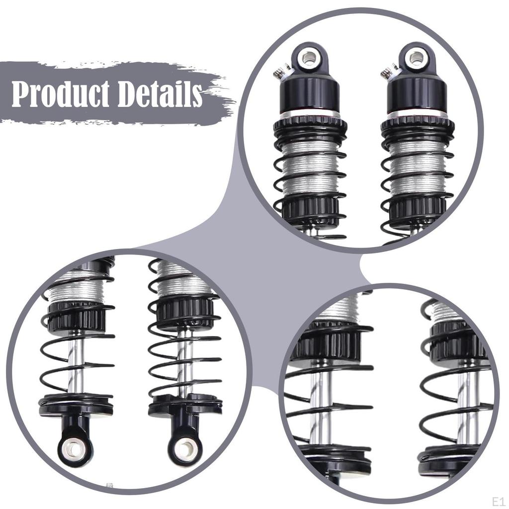 -quality Metal Front And Rear Shock Absorbers, Spare Parts for RC Cars Los00007 1/24 (crawlers).