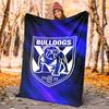 Western Bulldogs Flannel Blanket Soft All-Season Throw, Design for Camping, Car Travel, Hiking Sofa, Bed, Office Perfect Gift for Parties