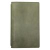 Notivo Leatherism Kasumi Библия Слим Складной Системный Органайзер, 16 мм, Зеленый, Кожа Химедзи