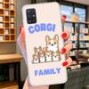 Cartoon Corgi Cute Dog Cover Phone Case For Samsung Galaxy A12 A22 A32 A52 A72 A02S Phone Case Note 20 Ultra 10 S10 Plus A51 A71