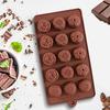 Силиконовая форма для шоколада для выпечки, глубокая силиконовая форма для изготовления шоколадных плиток, антипригарная, многоразовая форма для конфет, кухонные инструменты для выпечки