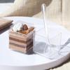 Одноразовые стаканчики для муссовых десертов с крышками и ложками