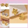 High-quality Gold Plated Floral Earrings For Women Inspired By French Court Style