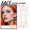 Eco-friendly Temporary Tattoos Tattoo Sticker, Red Freckles Face Tattoo, Waterproof Non-irritating for Kids Adults Festive Party Makeup Skin-friendly
