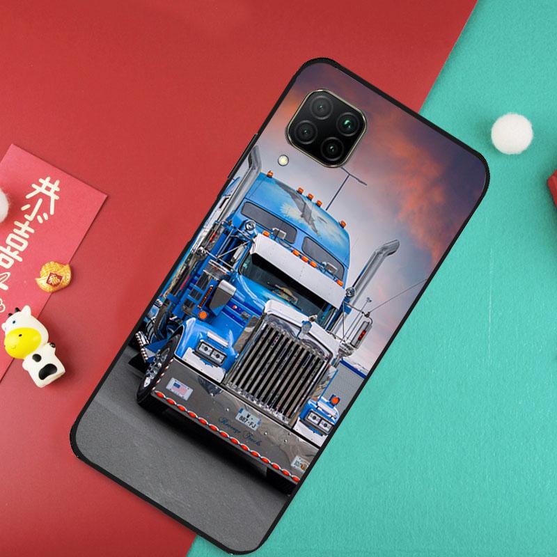 Cool Heavy Truck Car For Huawei Nova 12S 9 10 SE 7i 8i 11i 12i Y60 Y61 Y70 Y72 Y73 Y90 Y91 P20 P30 P40 Lite Case