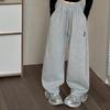 Girls' Casual Pants for Spring and Autumn Children's Stylish Pants Medium and Large Children's Loose Wide Leg Pants