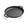 Cast Iron Round Griddle For Crepes And Pizza Non-Stick BBQ Camping Fry Pan Steak Pork Chicken Cooking Pot Kitchen Cooking Pot