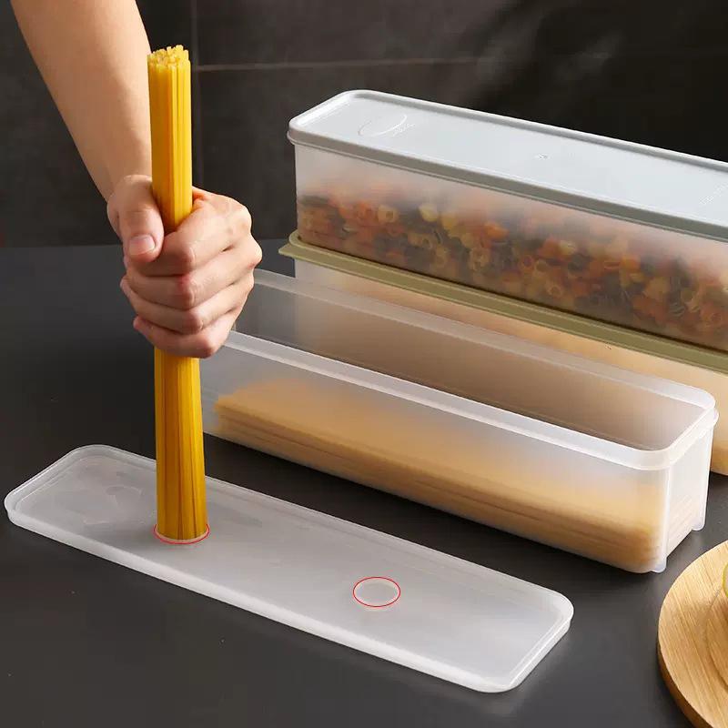 Pasta Noodles Storage Case Food Dampproof Seal With Lid Food Grade Materials Kitchen Supplies Refrigerator Fresh-Keeping Box