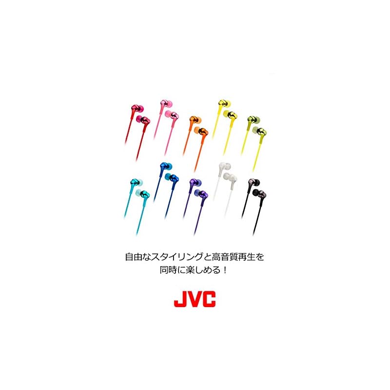 JVC Kenwood JVC HA-FX26-B Проводные внутриканальные наушники, Черные