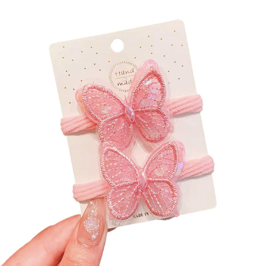 Cute Butterfly Hair Ties - Elastic & Gentle for Children's Hair