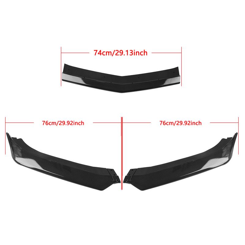 Front Bumper Spoiler Lip Lower Splitter Guard Board For Chevrolet Camaro SS 2016-2024 LS LT RS 2019-2024