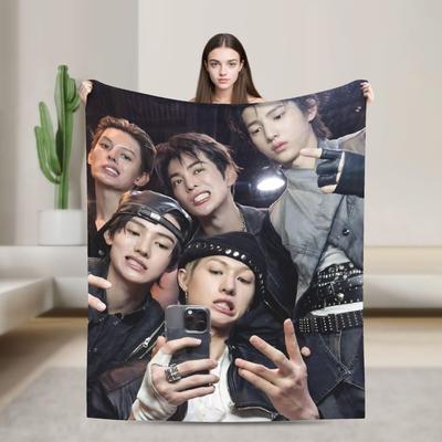 Мягкое одеяло для путешествий на самолете CORTIS Kpop Плед Фланелевое покрывало для гостиной Новинка Чехол на диван-кровать