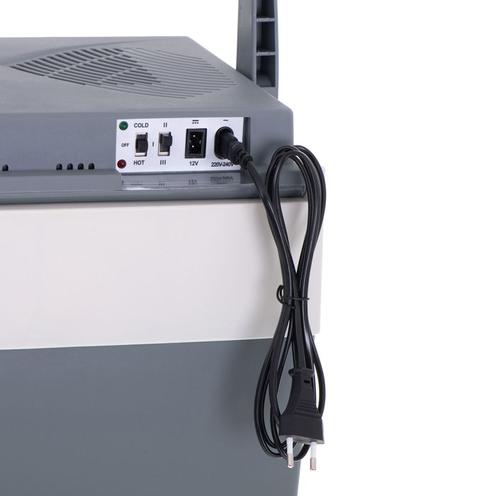 Glacière Électrique portable 28 Litres, 12V / 220 - 240V Voiture et Camping Adler AD 8078 Gris 39860