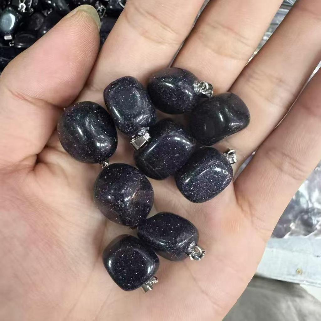 Natural Crystal Agate Irregular Pendants (15-20mm) for DIY Jewelry