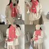 Autumn and Winter Warm Scarf Student Solid Color Thickened Scarf Women's High End Korean Style Versatile Windproof Shawl Atmosphere