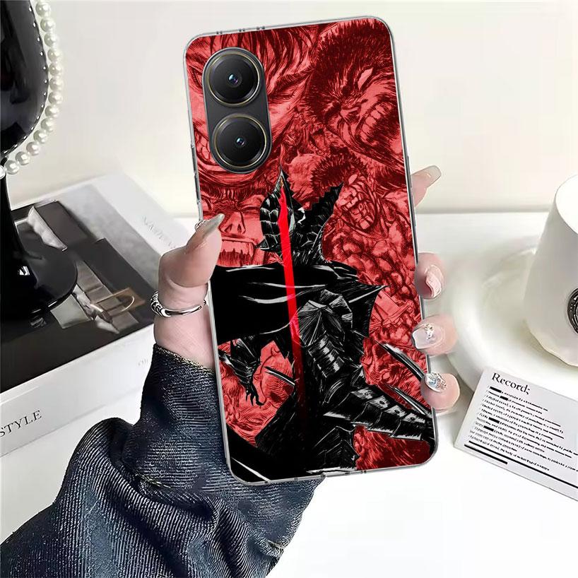 Черный Белый G-Guts B-Berserks Для Xiaomi Poco X7 X6 X5 F7 Ultra F6 F5 Pro Чехол для Телефона X4 Nfc F4 Gt F3 M6 M5S M5 M4 M3 Fundas Чехол
