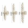 Zinc Alloy Cabinet Handles European Rose Style Door Pulls Drawer Knobs  Furniture Hardware