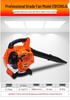 EB260 Gasoline Leaf Blower: Construction, Agriculture, Greenhouse, and Firefighting Tool.