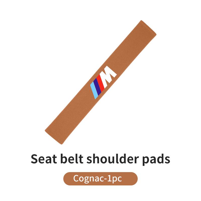 For BMW Car Seat Belt Cover Shoulder Strap Pad Accessories E70 E91 E30 G30 E53 M3 M5 X6 X4 X7 E92 E93 X1 X3 X5 blhn58