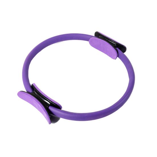 Pilates Ring Anti-slip Handle Pelvic Floor Muscle Trainer Thigh Workout Toner Elastic Resistance Band Pilates Circle Home Gym Fitness Equipment