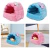 Winter Warm Hamster Bed Mini House Hut Winter Cozy Small Pet Animals Bed Habitats for Rat Chinchilla Mini Hedgehogs Hamster