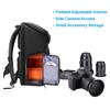 MOSISO Camera Backpack for Compatible with Protective Waterproof Camera Bag with Front Hard Tripod Rain and Laptop Compartment 17.3-inch
