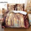 Комплект постельного белья Colorful Woods, комплект пододеяльников, комплект постельного белья с 3D-печатью, комплект постельного белья размера Queen, модный дизайн