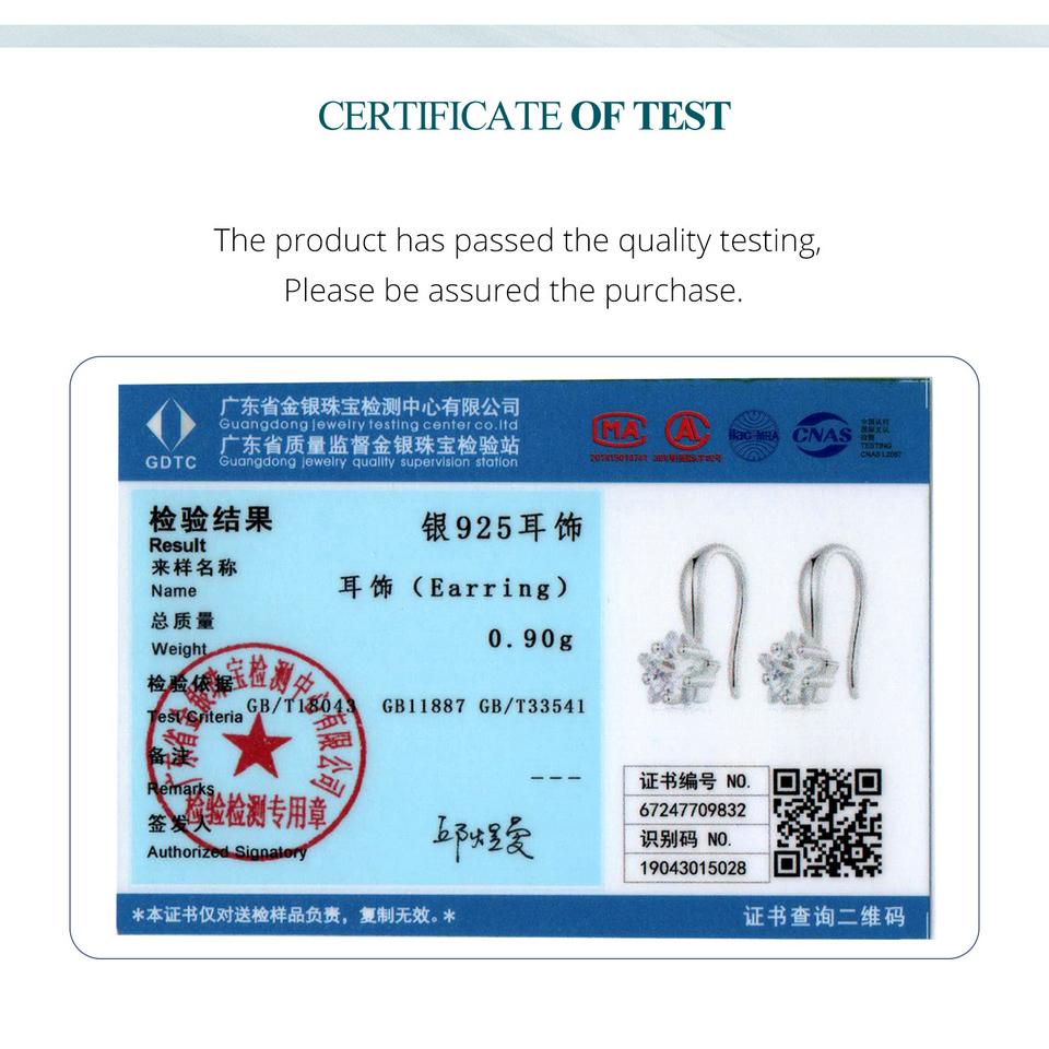 WOSTU Оригинальные ушные крючки из стерлингового серебра 925 пробы с зеленой звездой, пряжки для ушей с нано-камнем, ювелирные украшения для женщин, роскошный подарок для вечеринки