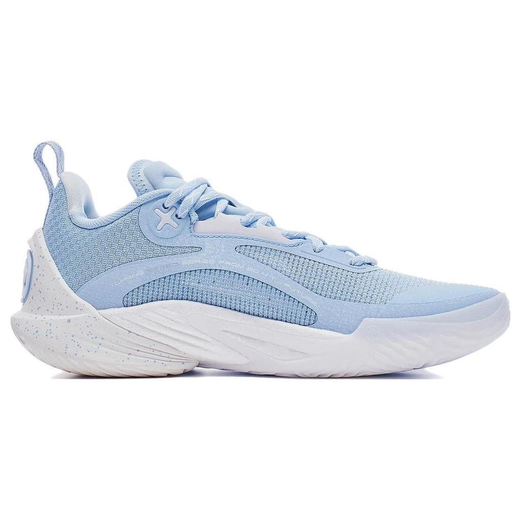 Li Ning Speed 10 Амортизирующие Скользкие Устойчивые к истиранию Дышащие Низкие Баскетбольные Кроссовки Мужские Синие ABAT085-69