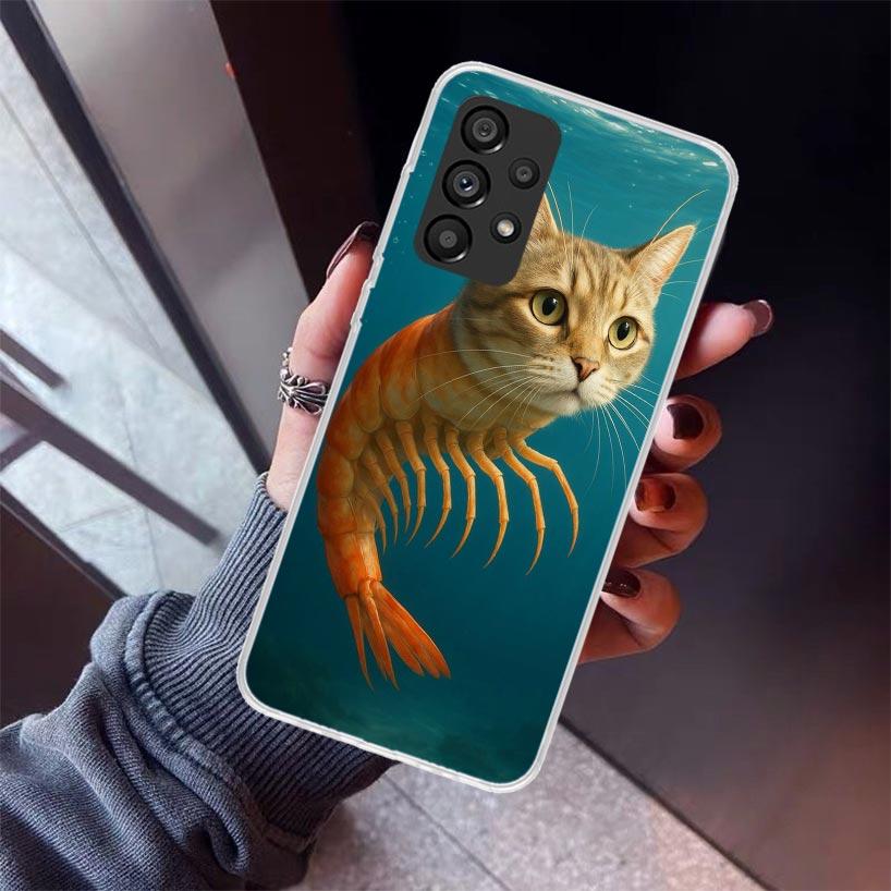 Italian Brainrot Animals Phone Case For Samsung Galaxy A52 A51 A50S A32 A22 A12 A02S A72 A71 A31 A70 A30S Note 20 Ultra 10 Plus