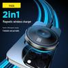 PISEN Магнитное беспроводное зарядное устройство 15 Вт для Apple и Huawei - Магнитный кронштейн-зарядное устройство два в одном