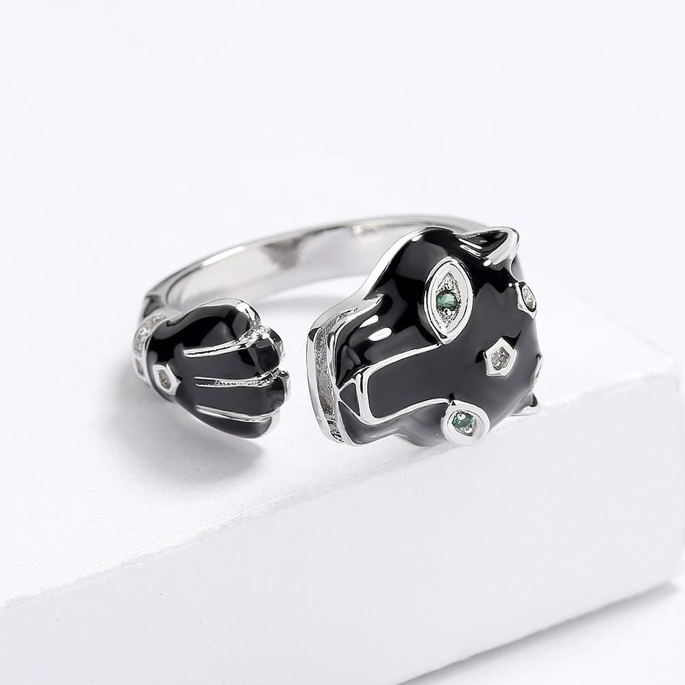 Мужское кольцо, внушительное ювелирное изделие с головой льва, эмалированное кольцо ручной работы, модное ювелирное изделие в стиле панк, кольцо с животным, мужское кольцо, рождественский подарок, ювелирные изделия для вечеринки