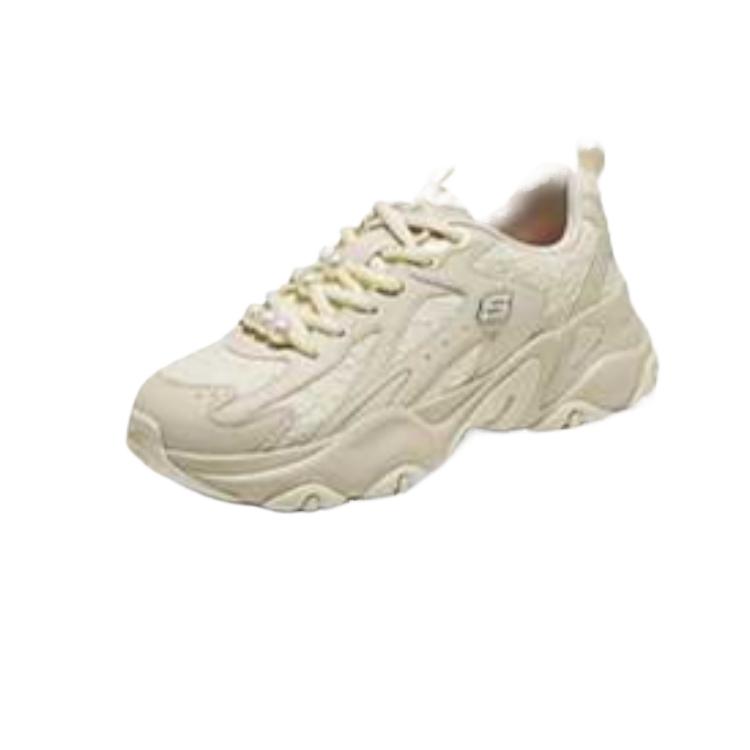 Skechers DLites Кеды на шнуровке с круглым носком Низкие Папины кроссовки Женские кроссовки 150832-NAT