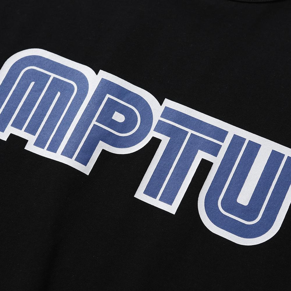 MPTU [Ss25] Футболка с коротким рукавом с логотипом Mptu / Черная