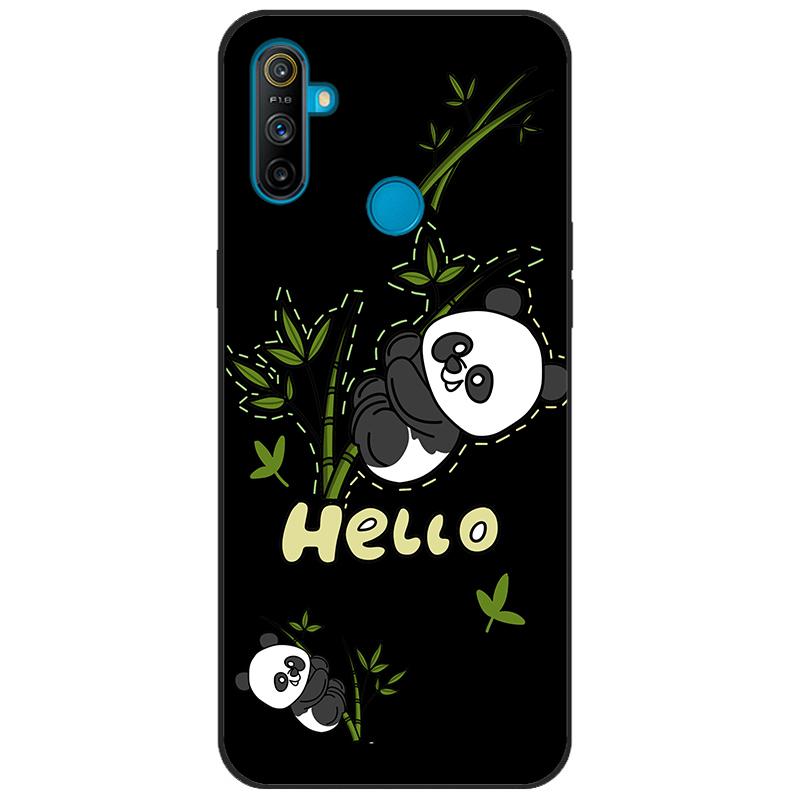 Чехол-бампер для Realme C3, мягкий силикон TPU, задняя крышка с рисунком, для OPPO Realme C3 RMX2020 C 3 RealmeC3, мультяшный чехол для телефона Funda