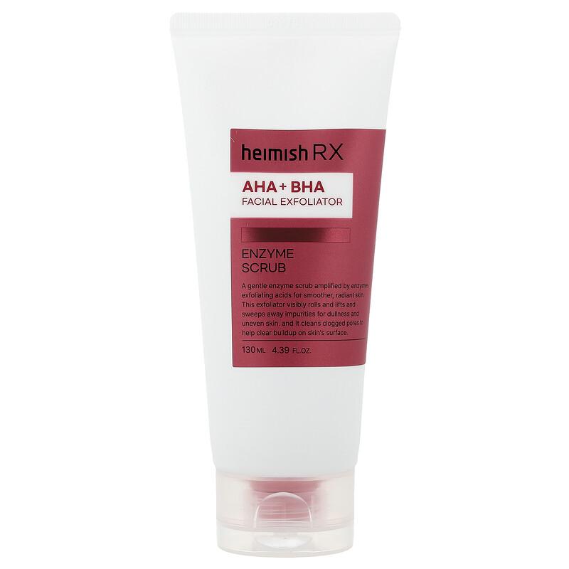 AHA + BHA Facial Exfoliator, Enzyme Scrub, 4.39 fl oz (130 ml)