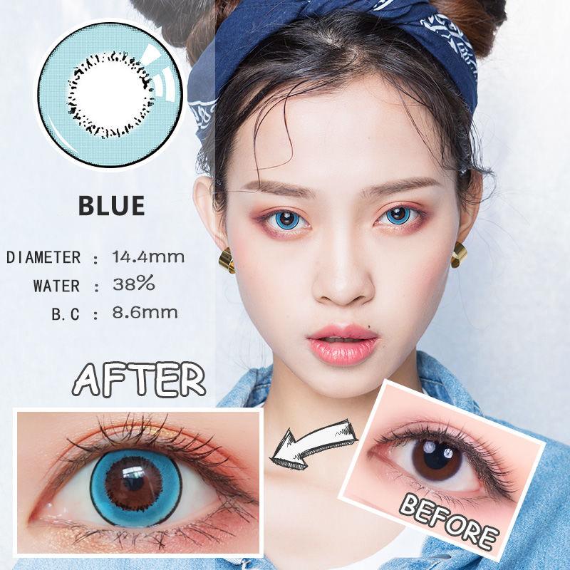 Prescription Colored Contact Lenses JeweLens 2pcs Anime Cosplay