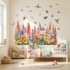 DIY Wall Stickers Colorful Static Adhesive Stickers Fashion Electrostatic Stickers  Window