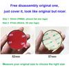 FPX1   For Mercedes Benz 52mm 57mm Solid 3d & Flat Star Apple Tree Badge Nickle Car Emblem for Mercedes Benz AMG Steering Wheel Center