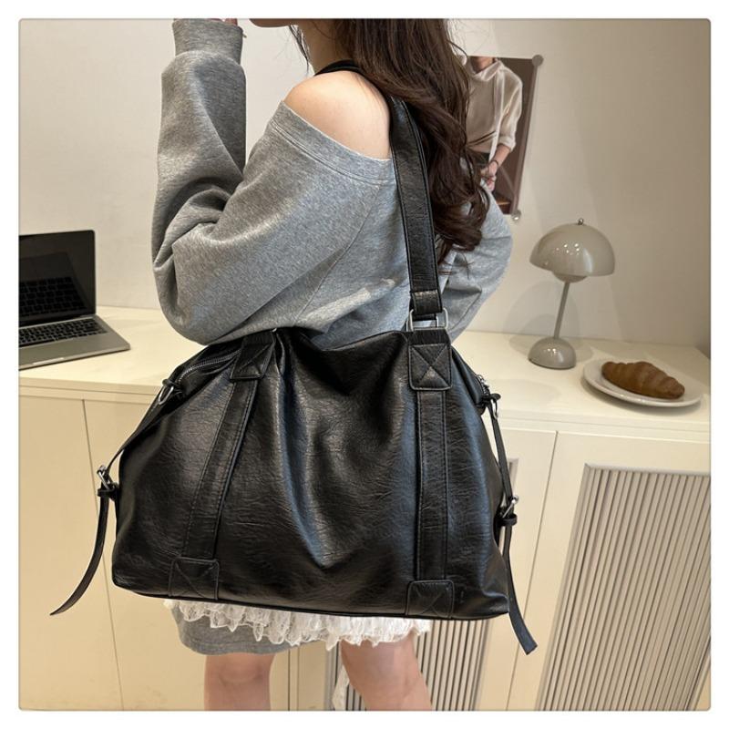 Korean Style Large Capacity Casual Tote Bag Women Shoulder Crossbody Handbag