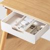 FRETONBA Large Capacity Storage 25cm Deep X 35cm Wide X 10cm Hidden Desk Drawer Storage Mounting with Tape or Easy Holds Small Office Remote and White
