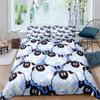 Cute Sheep Duvet Cover Cartoon Animals Bedding Set King Twin For Kids Boys Girls Kawaii Room Decor Microfiber Comforter Cover