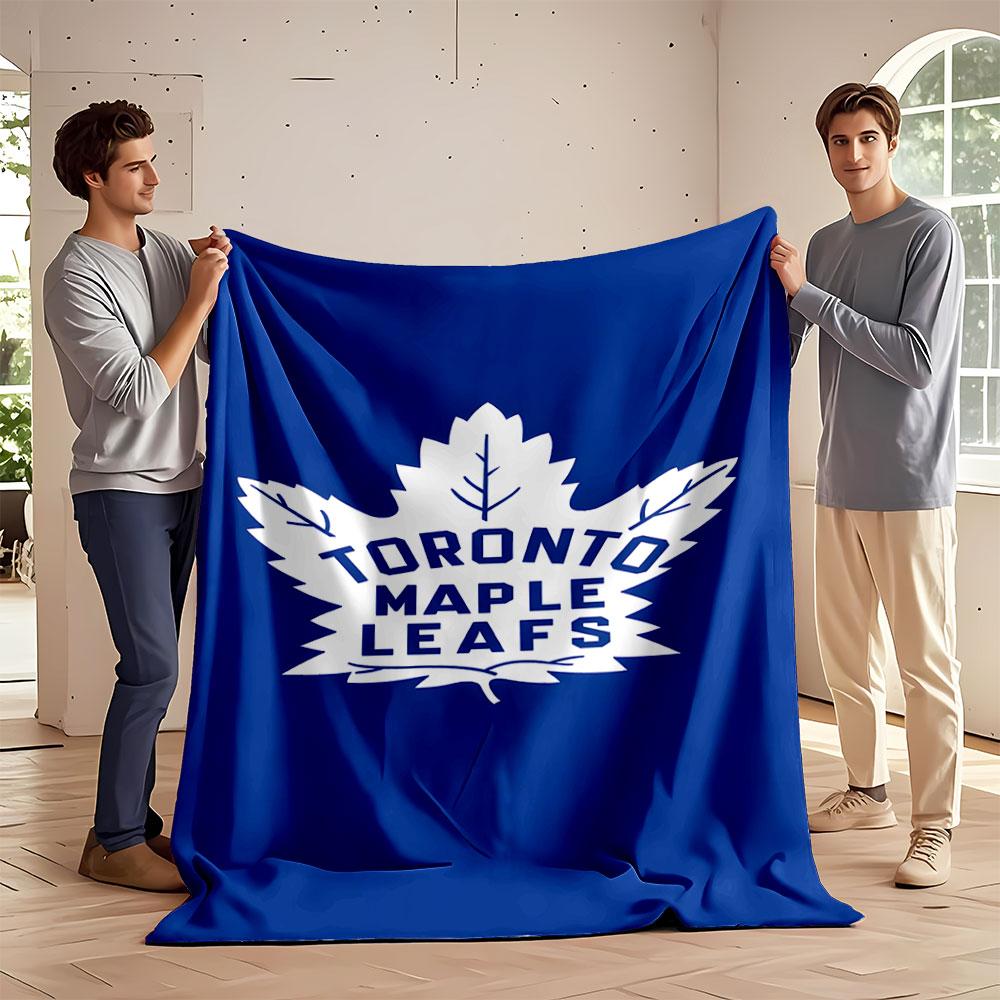 Toronto Maple Leafs Logo Blanket print blanket soft and cozy perfect for the living room bed sofa or a nap,gift