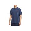 Nike Спортивная мужская футболка-поло с коротким рукавом Мужские топы Синий IH0822410